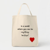 in een wereld waar je alles een aardig tas kunt zi (Voorkant)