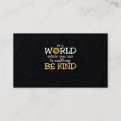 In een wereld waar je alles kan zijn, sovjet visitekaartje (Voorkant)