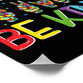 In een wereld waar je alles kunt zijn als autisme  poster (Hoek)