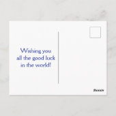 In een wereld waar je alles kunt zijn briefkaart (Achterkant)