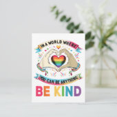 In een wereld waar je alles kunt zijn... informatiekaartje (Staand voorkant)