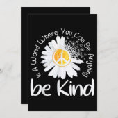 In een wereld waar je alles kunt zijn, is vrede kaart (Voorkant / Achterkant)