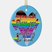 In een wereld waar je alles kunt zijn keramisch ornament (Rechts)