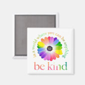 In een wereld waar je alles kunt zijn magneet (Voorkant / Achterkant)