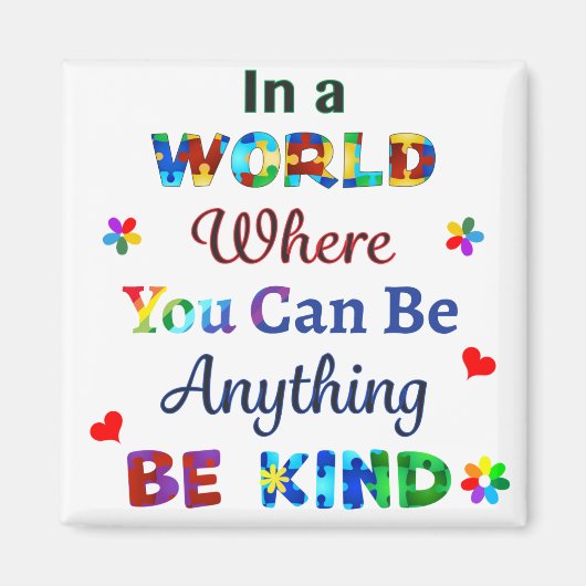 In een wereld waar je alles kunt zijn magneet (Voorkant)