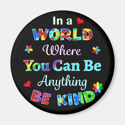 In een wereld waar je alles kunt zijn magneet (Voorkant)