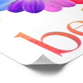 In een wereld waar je alles kunt zijn poster (Hoek)