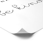 In een wereld waar je alles kunt zijn poster (Hoek)