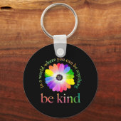 In een wereld waar je alles kunt zijn sleutelhanger (Voorkant)