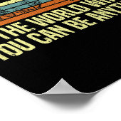 In een wereld waar je ASL Awareness Deaf Sig kunt Poster (Hoek)