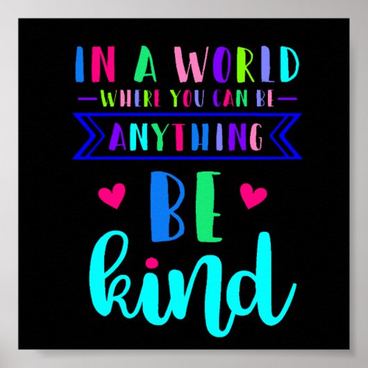 In een wereld waar je iets kunt zijn... Wees aardi Poster (Voorkant)