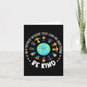 In een wereld wees vriendelijk Earth Unity Day Ora Kaart