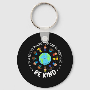 In een wereld wees vriendelijk Earth Unity Day Ora Sleutelhanger