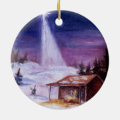 In een woede, vrolijk kerstfeest keramisch ornament (Achterkant)