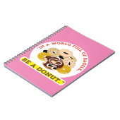 IN EEN WOORD VAN BAGELS, WEES EEN DONUTS NOTITIEBOEK (Linkerzijde)
