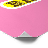 IN EEN WOORD VAN BAGELS, WEES EEN DONUTS POSTER (Hoek)