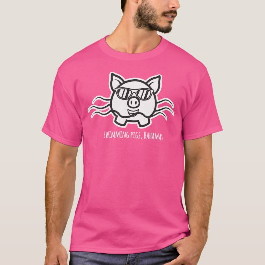 In een zonnebril t-shirt (Voorkant)