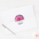 In eeuwigdurende herinnering ronde sticker (Envelop)
