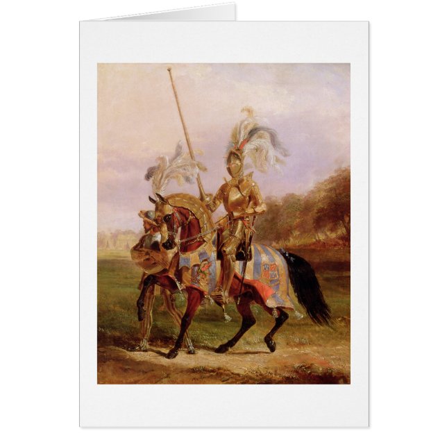 In Eglinton, Lord of the Tournament, 1840 (olie op (Voorkant)