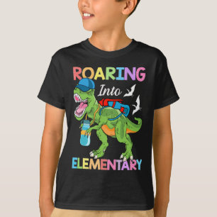 In Elementaire Dinosaurus Jongens Meisjes Terug Na T-shirt
