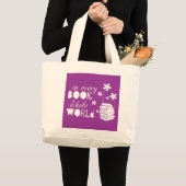 In elk boek een hele wereld grote tote bag (Voorkant (product))