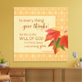 In elk ding geef je Bedankt - 1. 05:18 Canvas Afdruk (Insitu (Woonkamer))