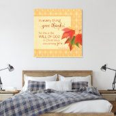 In elk ding geef je Bedankt - 1. 05:18 Canvas Afdruk (Insitu (Slaapkamer))