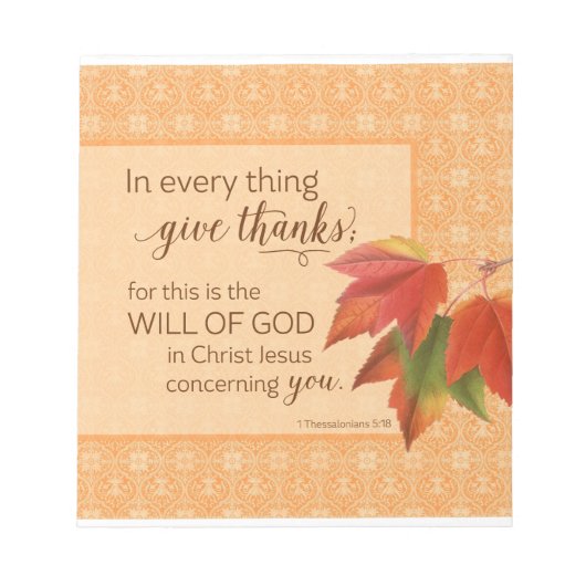 In elk ding geef je Bedankt - 1. 05:18 Notitieblok (Voorkant)