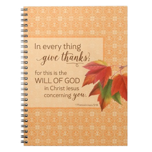 In elk ding geef je Bedankt - 1. 05:18 Notitieboek (Voorkant)