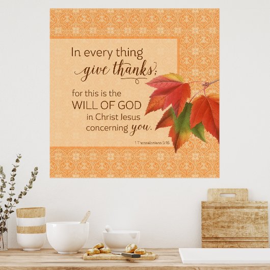 In elk ding geef je Bedankt - 1. 05:18 Poster (Keuken)