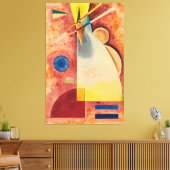 In elkaar canvas afdruk (Insitu (Woonkamer))