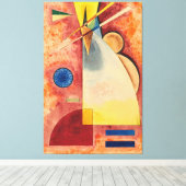 In elkaar canvas afdruk (Insitu (Houten vloer))