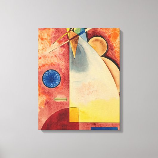 In elkaar canvas afdruk (Voorkant)