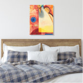 In elkaar canvas afdruk (Insitu (Slaapkamer))