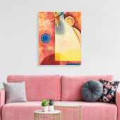 In elkaar canvas afdruk (Insitu (Woonkamer))