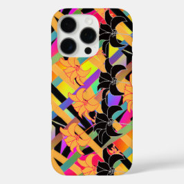 In elkaar gevlochten bloemen iPhone 16 pro hoesje