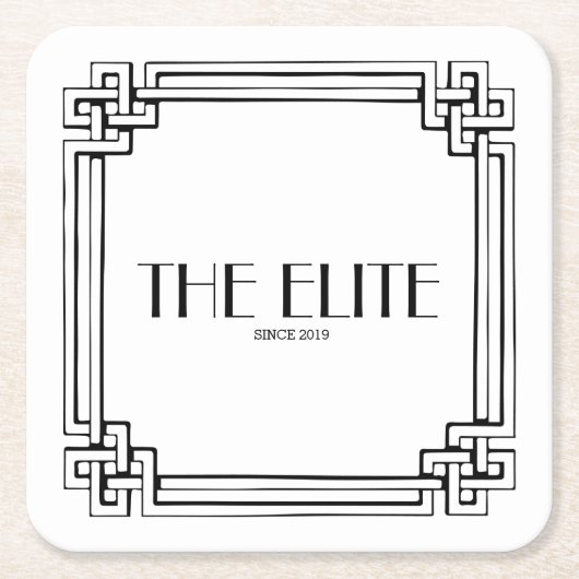  in elkaar grijpend Lijst gepersonaliseerd Kartonnen Onderzetters (Voorkant)