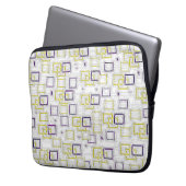 In elkaar grijpende dimensies laptop sleeve (Voorkant Links)