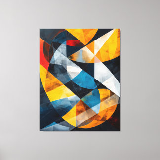 In elkaar grijpende Horizonten van Licht Canvas Afdruk