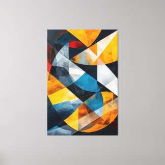In elkaar grijpende Horizonten van Licht Canvas Afdruk