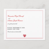 In elkaar grijpende vingerafdrukken Opslaan van de Aankondigingskaart (Achterkant)