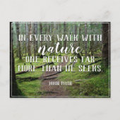 In elke loop met Natuur Briefkaart (Voorkant)