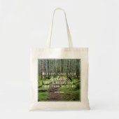 In elke loop met Natuur Canvas tas (Voorkant)