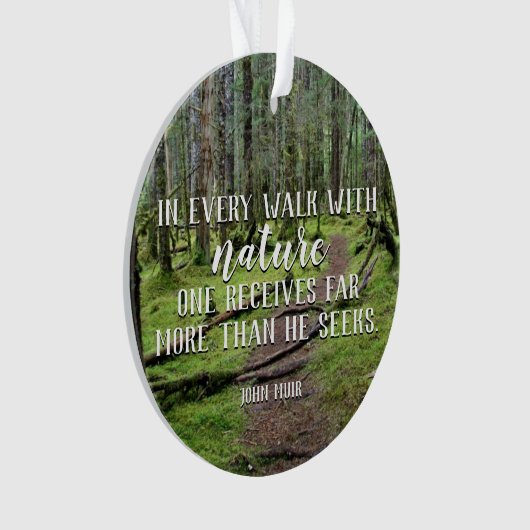 In elke loop met Natuur rondom versiering Ornament (voorkant)