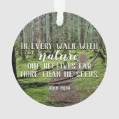 In elke loop met Natuur rondom versiering Ornament (achterkant)