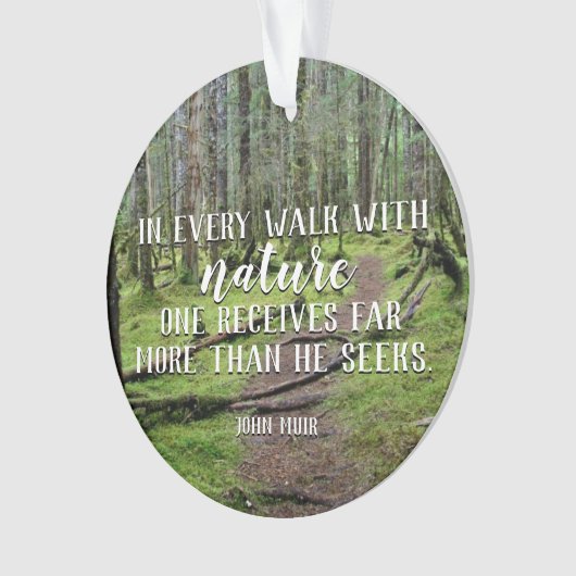 In elke loop met Natuur rondom versiering Ornament (voorkant)