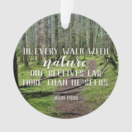 In elke loop met Natuur rondom versiering Ornament (voorkant)