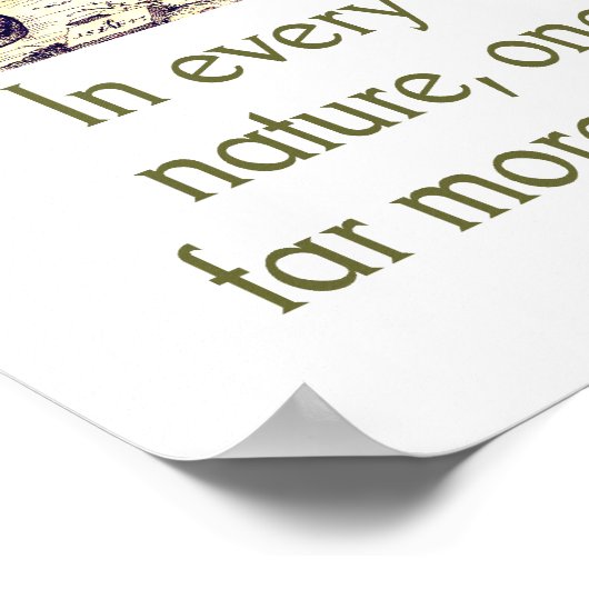 In elke looppas met Natuur - Citaat Poster (Hoek)