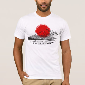 "In elke schaduw wacht een nieuw verhaal  T-shirt