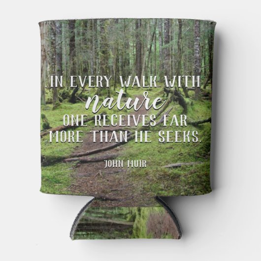 In elke wandeling met Natuur foam Koelbox Blikjeskoeler (Voorkant)